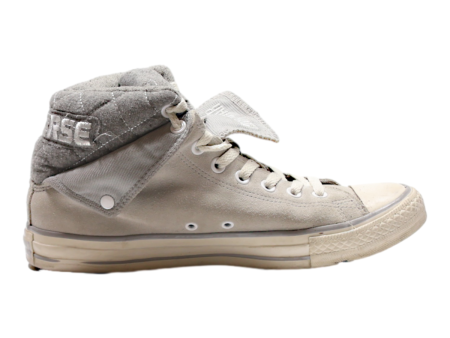 CONVERSE High Top Trainers Grey Canvas Womens UK 8.5 Online Hot Sale