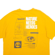 TIMBERLAND Nature Needs Heroes Mens T-Shirt Orange XL For Sale