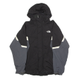 THE NORTH FACE Mens Ski Coat Black Nylon Hooded Colourblock L Online