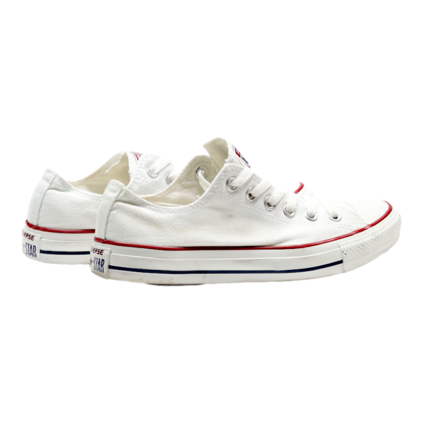 CONVERSE Chuck Taylor All Star Low Top Trainers White Canvas Womens UK 7 Fashion