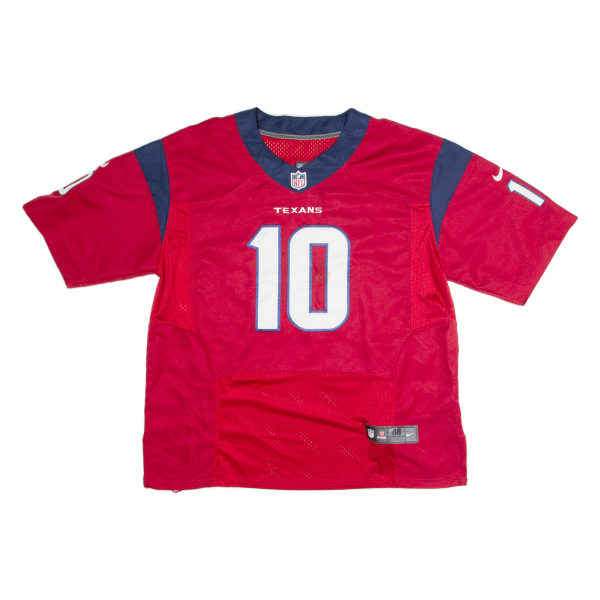 NIKE Texans Hopkins Mens Jersey Red USA V-Neck Nylon 2XL Online now