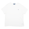 POLO RALPH LAUREN Mens T-Shirt White Crew Neck 2XL For Discount