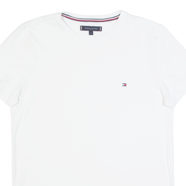 TOMMY HILFIGER Mens T-Shirt White M on Sale