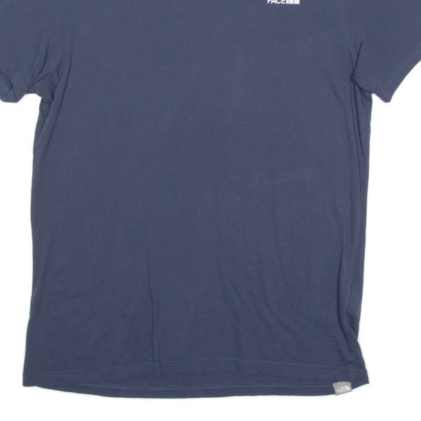 THE NORTH FACE Mens T-Shirt Blue Crew Neck M Online Sale