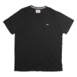 TOMMY HILFIGER Mens T-Shirt Black XL Online