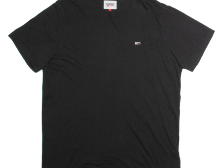 TOMMY HILFIGER Mens T-Shirt Black XL Online