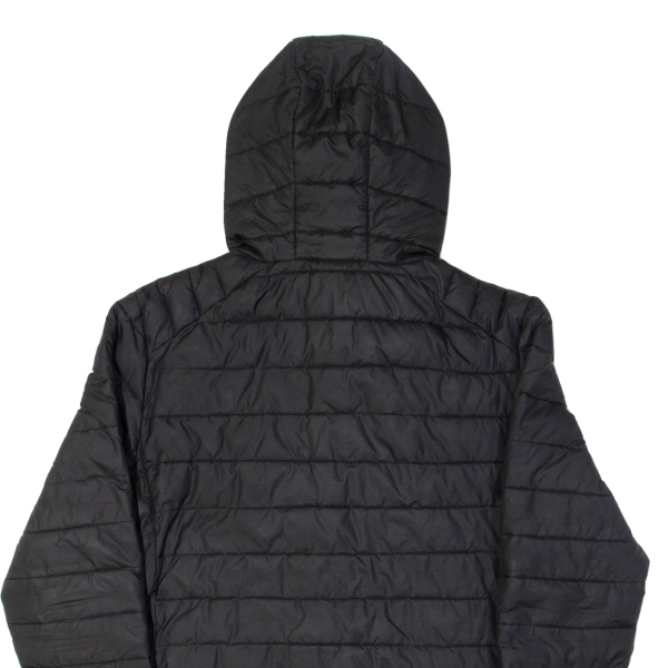 ELLESSE Mens Puffer Jacket Black Hooded M Discount