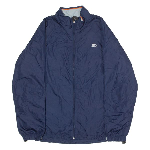 STARTER Mens Windbreaker Jacket Blue Colourblock M Discount