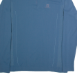 SALOMON Mens T-Shirt Blue Long Sleeve 1 2 Zip M Cheap