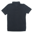 TOMMY HILFIGER Mens Polo Shirt Black L Online Hot Sale