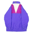 WOOLRICH Womens Ski Coat Purple 90s Hooded Colourblock XL Hot on Sale