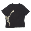 PUMA Camo Mens T-Shirt Black Crew Neck 2XL Online now