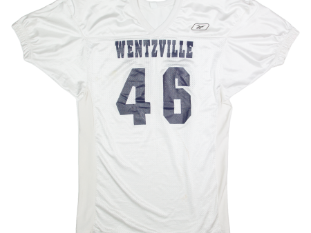 REEBOK Wentzville Mens Jersey White USA V-Neck Nylon L Sale