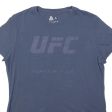 REEBOK UFC Boys T-Shirt Blue L For Sale