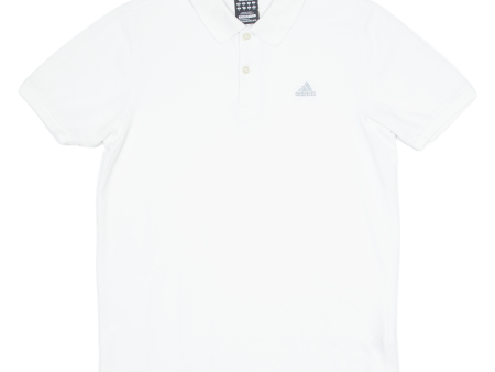 ADIDAS Mens Polo Shirt White M For Sale