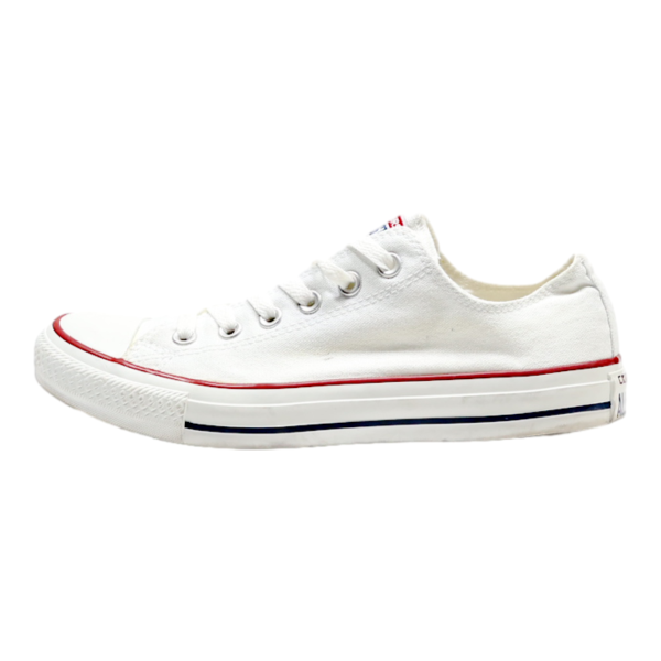 CONVERSE Chuck Taylor All Star Low Top Trainers White Canvas Womens UK 7 Fashion