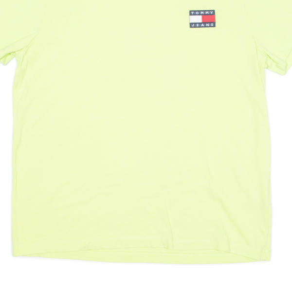 TOMMY HILFIGER Mens T-Shirt Green Crew Neck XL Online