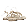 GUESS Strappy Sandals Beige Synthetic Womens UK 8 Supply