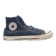 CONVERSE High Top Trainers Blue Canvas Mens UK 8.5 Hot on Sale