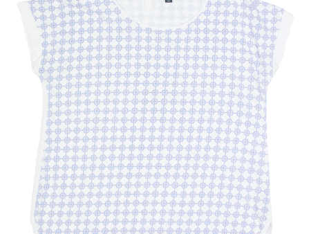 TOMMY HILFIGER Womens T-Shirt Blue L Fashion