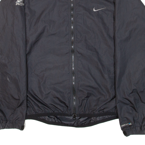 NIKE ACG Womens Windbreaker Jacket Black L Supply