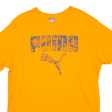 PUMA Mens T-Shirt Orange Crew Neck XL Online now