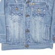 URBAN REPUBLIC Boys Sherpa Lined Denim Jacket Blue 2Y Online Hot Sale