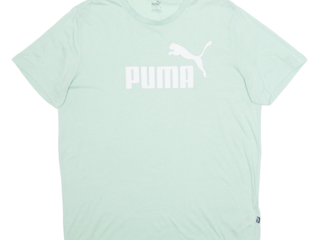 PUMA Womens T-Shirt Green L For Cheap