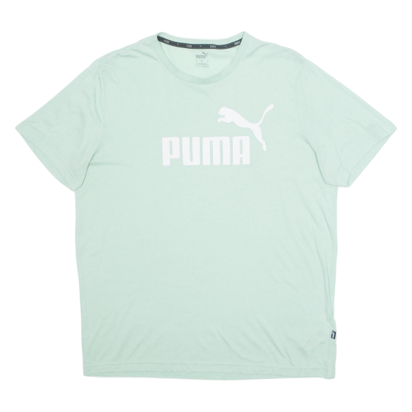 PUMA Womens T-Shirt Green L For Cheap