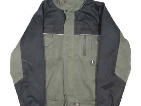 DICKIES Eisenhower Mens Jacket Green Colourblock L Hot on Sale