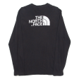 THE NORTH FACE Mens T-Shirt Black Long Sleeve Crew Neck M Online now