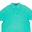 POLO RALPH LAUREN Mens Polo Shirt Blue 2XL For Sale