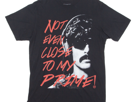 9394 Dr Disrespect Mens T-Shirt Black Crew Neck L Online now