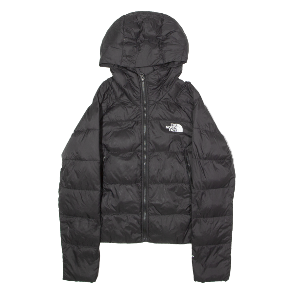 THE NORTH FACE 550 Womens Puffer Jacket Black Nylon Hooded XS on Sale