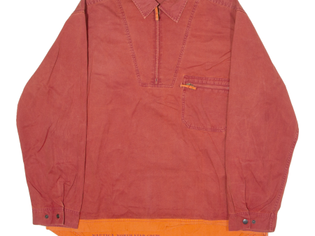 NAUTICA Mens Pullover Jacket Red 90s L Supply