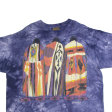 THE MOUNTAIN People Mens Tie Dye T-Shirt Purple USA XL Online