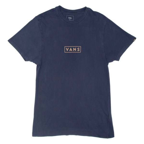 VANS Custom Fit Mens T-Shirt Blue S on Sale