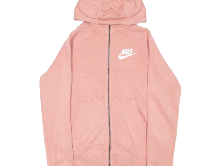 NIKE Mens Track Jacket Pink Hooded S For Sale