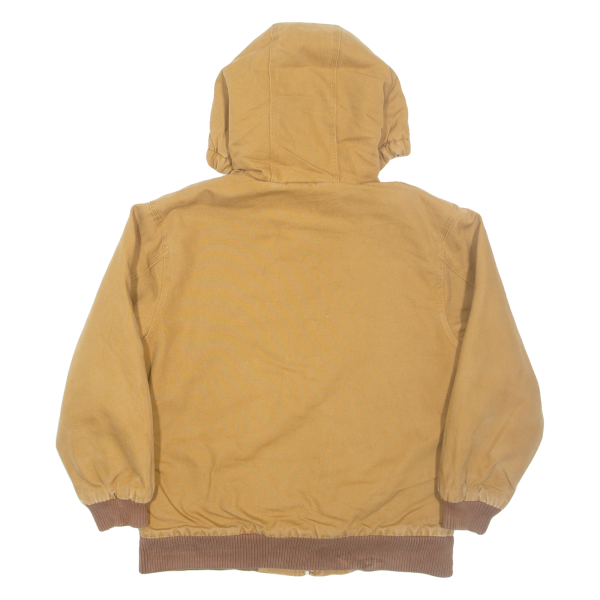 CARHARTT Boys Jacket Brown Hooded 11Y For Cheap