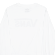 VANS Boys T-Shirt White Long Sleeve Crew Neck L Online Hot Sale