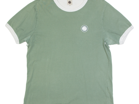 PRETTY GREEN Womens T-Shirt Green L Discount