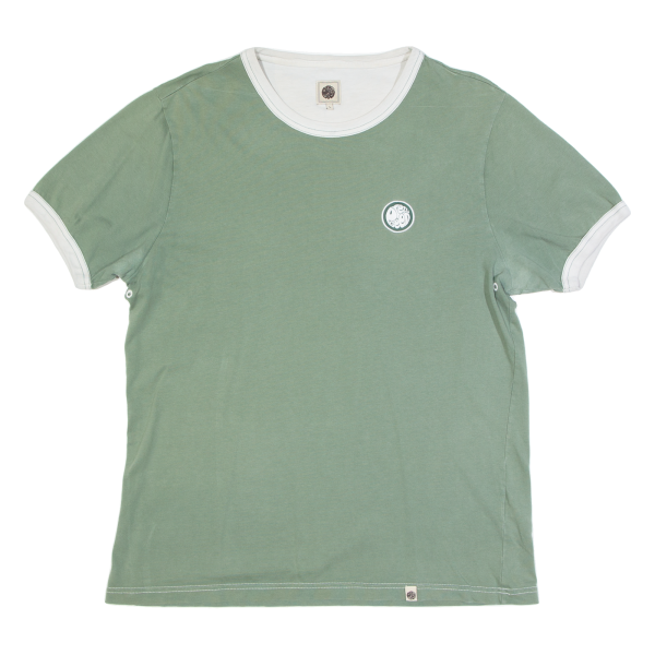 PRETTY GREEN Womens T-Shirt Green L Discount