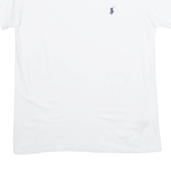 POLO RALPH LAUREN Mens T-Shirt White L For Sale