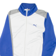 PUMA Mens Track Jacket Blue Colourblock M Online now