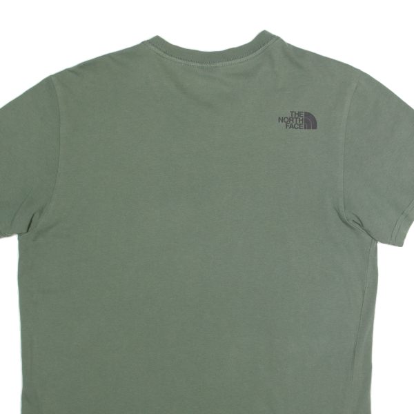 THE NORTH FACE Mens T-Shirt Green M For Cheap