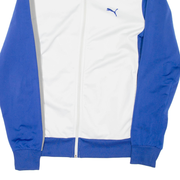 PUMA Mens Track Jacket Blue Colourblock M Online now