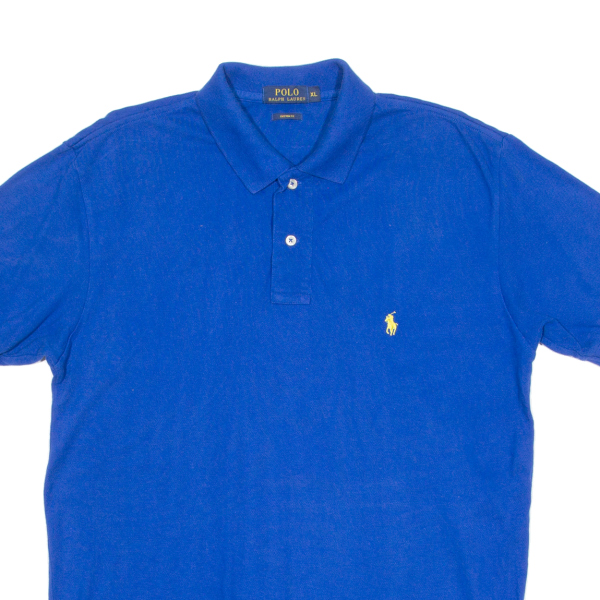 POLO RALPH LAUREN Mens Polo Shirt Blue XL Sale