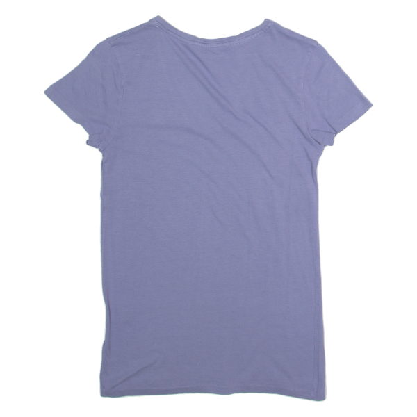 POLO SPORT RALPH LAUREN Womens T-Shirt Purple V-Neck S Fashion