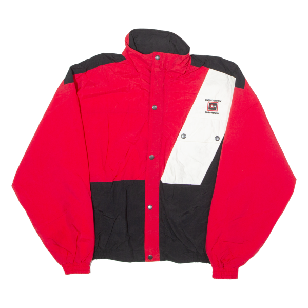 NORMAN TODD Lappin Electric Cutler-Hammer Mens Windbreaker Jacket Red Nylon 90s M Online