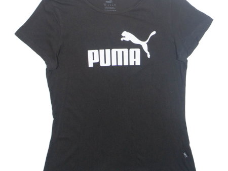 PUMA Womens T-Shirt Black M Cheap